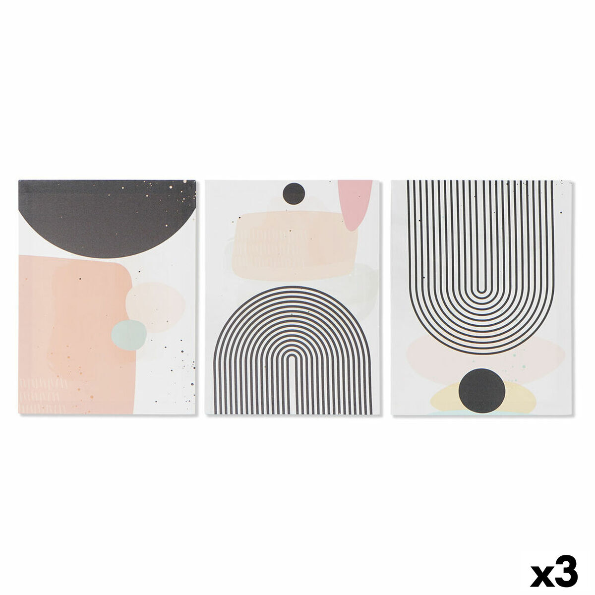 Kanvas DKD Home Decor Kanvas Trä MDF 30 x 1,8 x 40 cm - 4