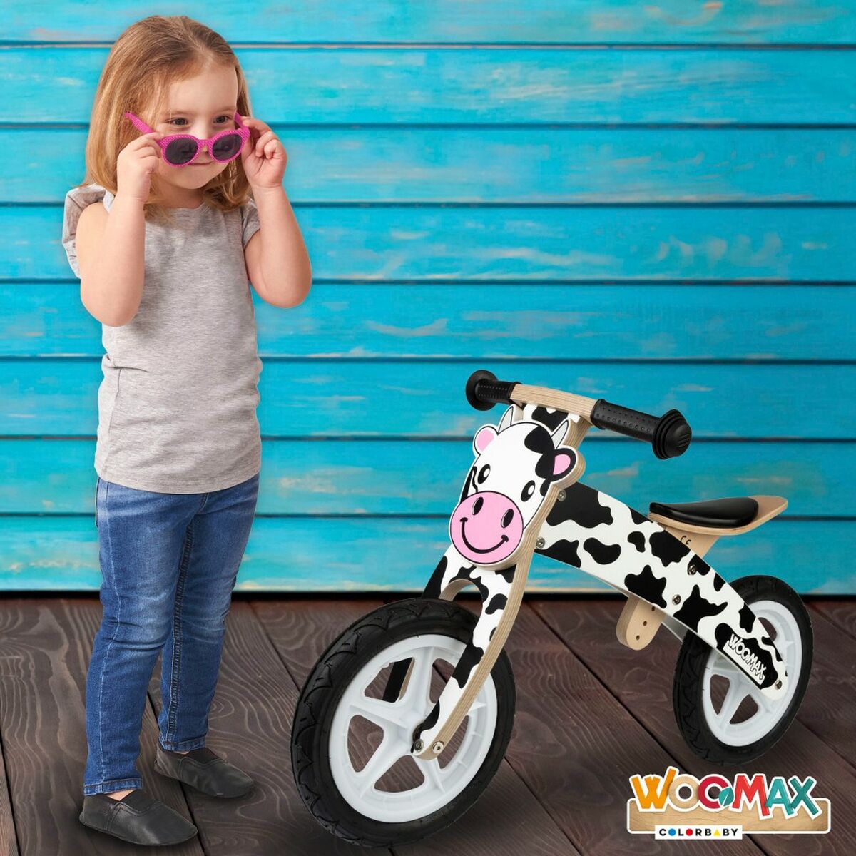 Barncykel Woomax Ko 12" Utan pedaler - 5