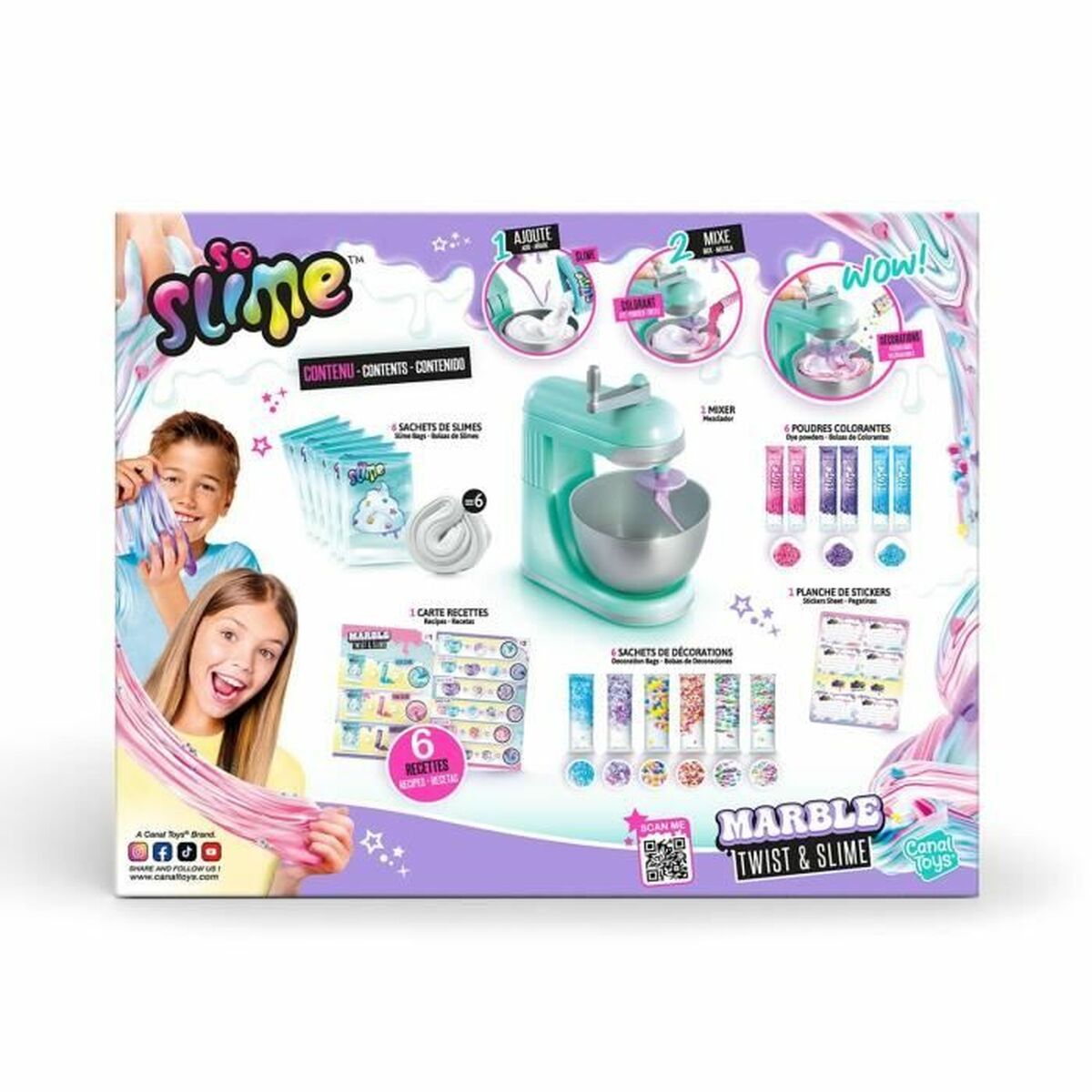 Slime Canal Toys Molding and painting - 2