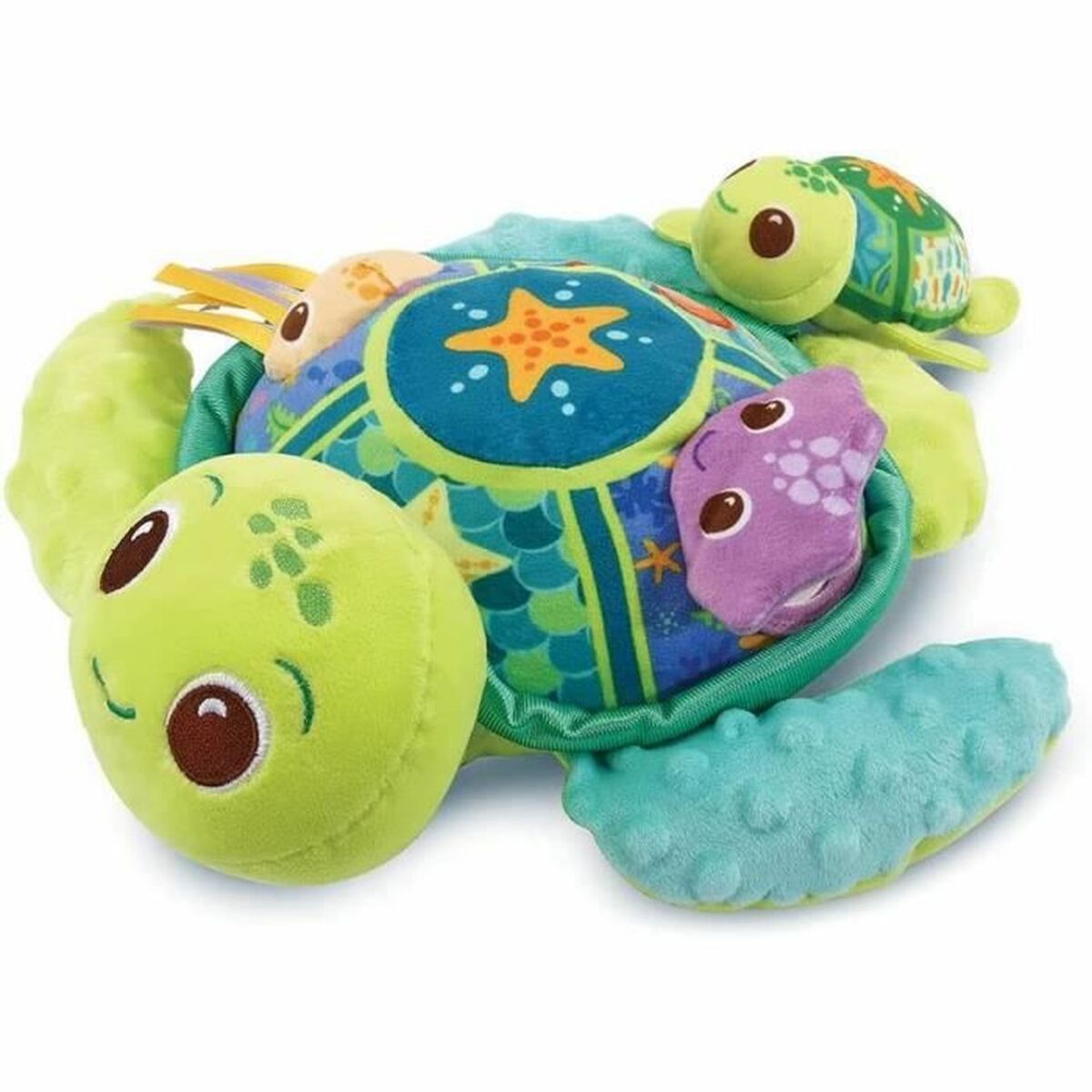 Mjukisleksak Vtech Baby  Juju, Mother Turtle  + 6 månader Återvunnen Musik - 10