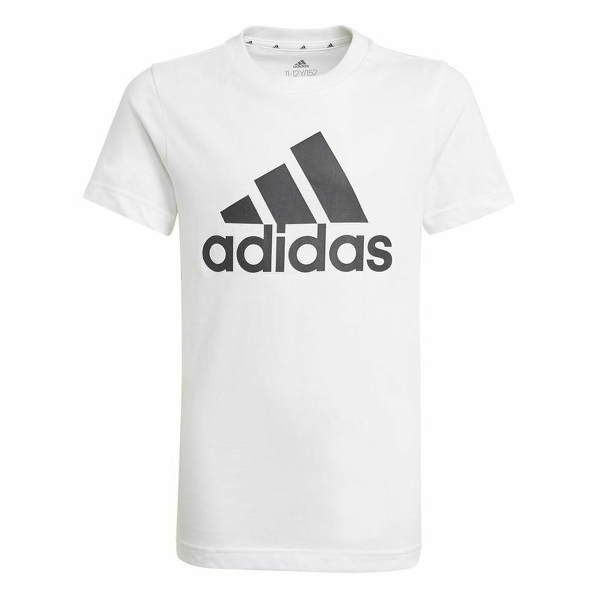 T-shirt med kortärm Adidas Essentials  Vit - 8