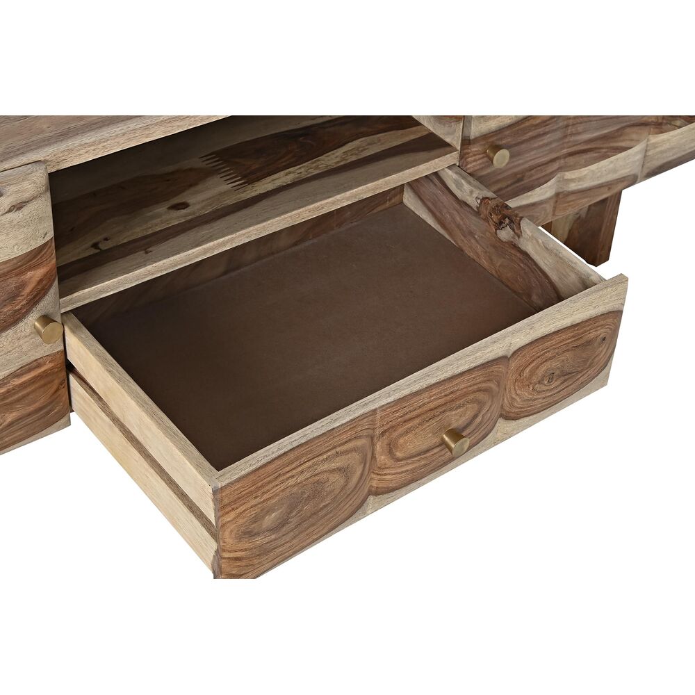 TV-möbler DKD Home Decor Vågor Brun Ljusbrun Trä 145 x 45 x 46 cm - 6