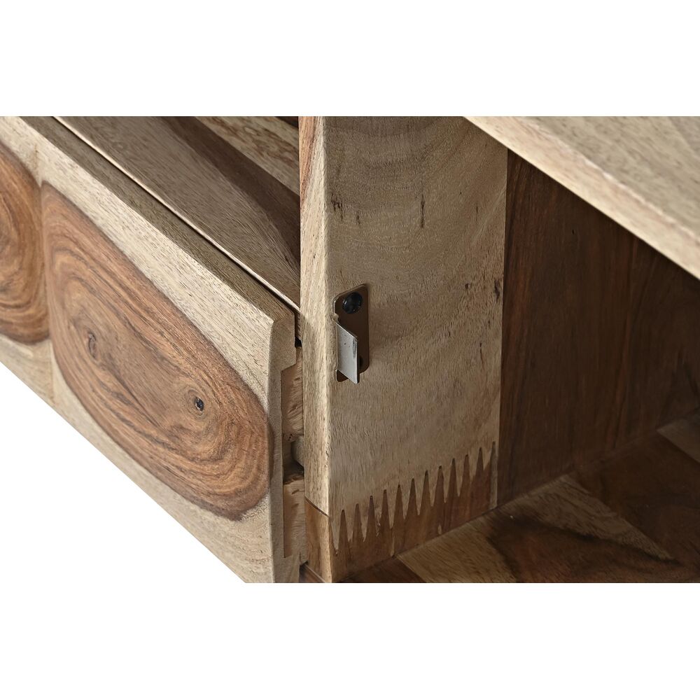 TV-möbler DKD Home Decor Vågor Brun Ljusbrun Trä 145 x 45 x 46 cm - 2
