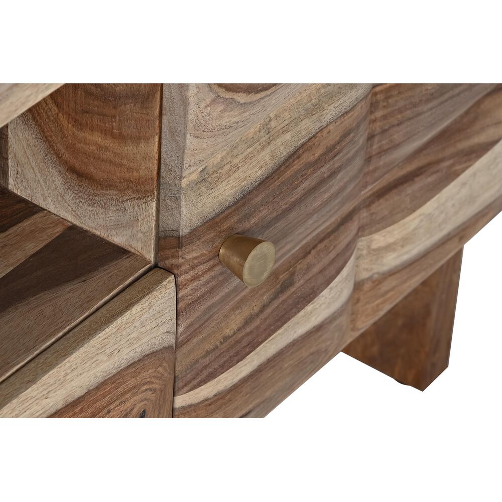 TV-möbler DKD Home Decor Vågor Brun Ljusbrun Trä 145 x 45 x 46 cm - 7