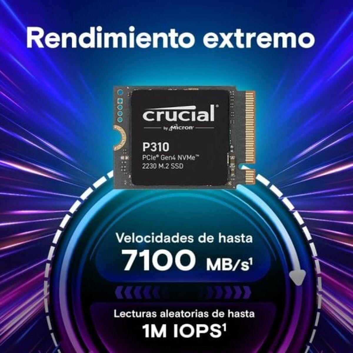 Hårddisk Crucial 2 TB - 2