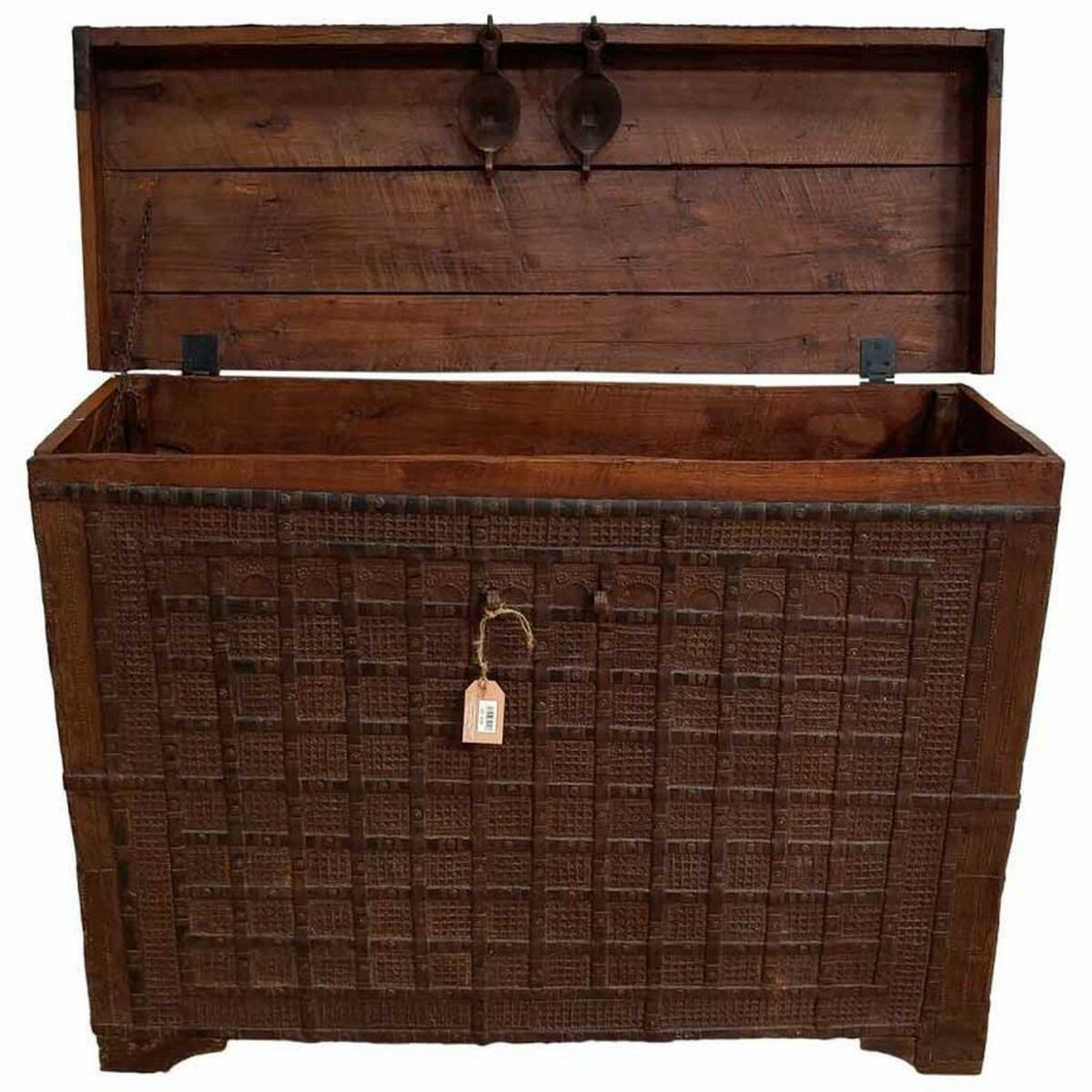 Koffert Alexandra House Living Brun Mangoträ 46 x 91 x 130 cm - 3