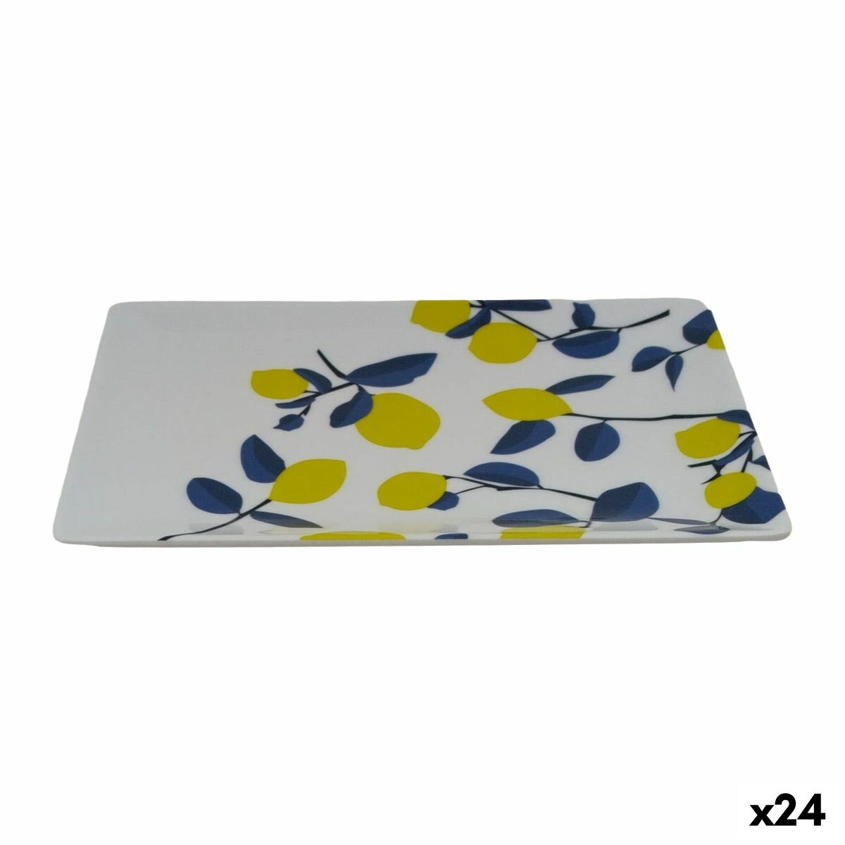 Snacksbricka La Mediterránea Citron 20 x 13 x 2 cm (24 antal)