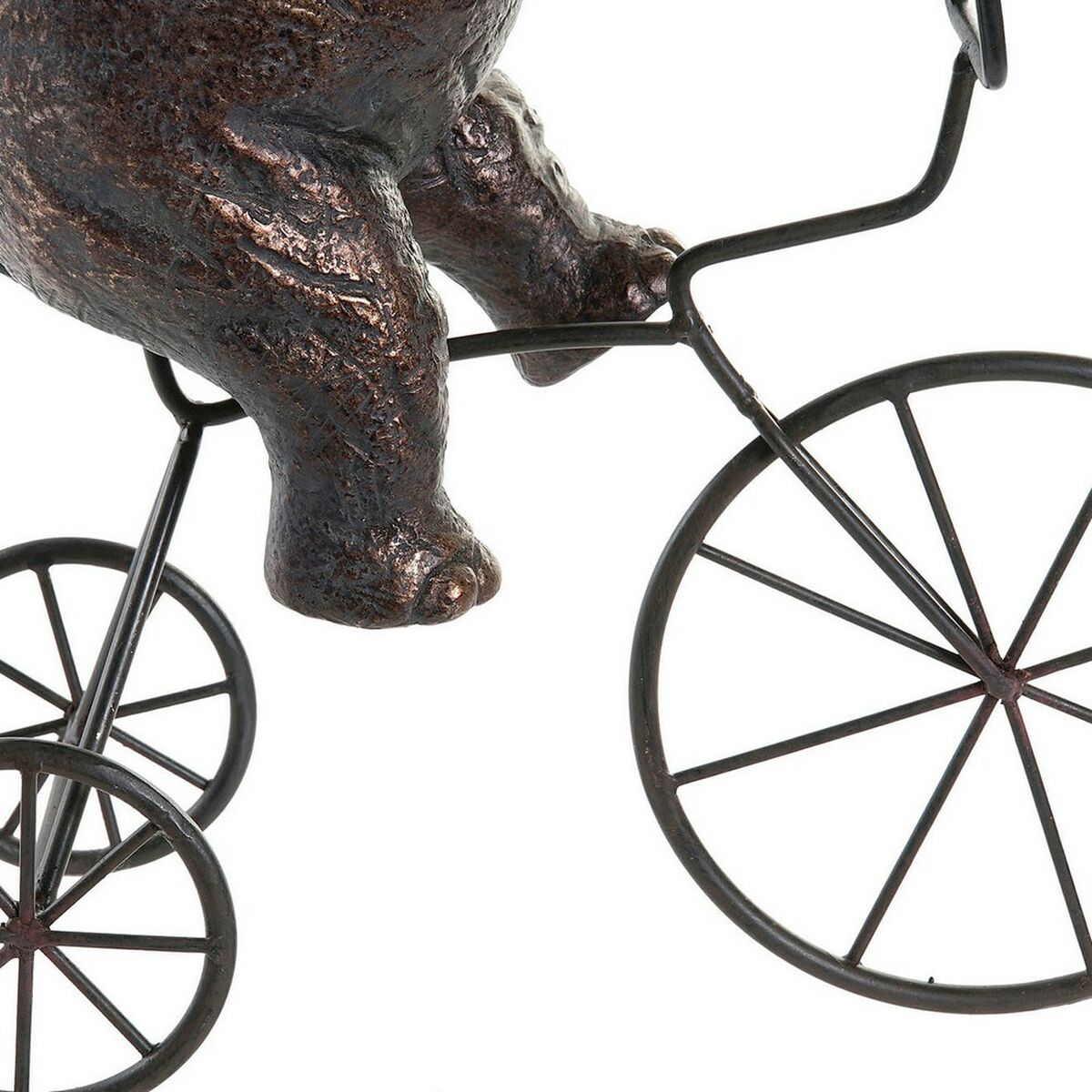 Prydnadsfigur DKD Home Decor Svart Elefant Modern 30 x 12 x 37 cm - 9