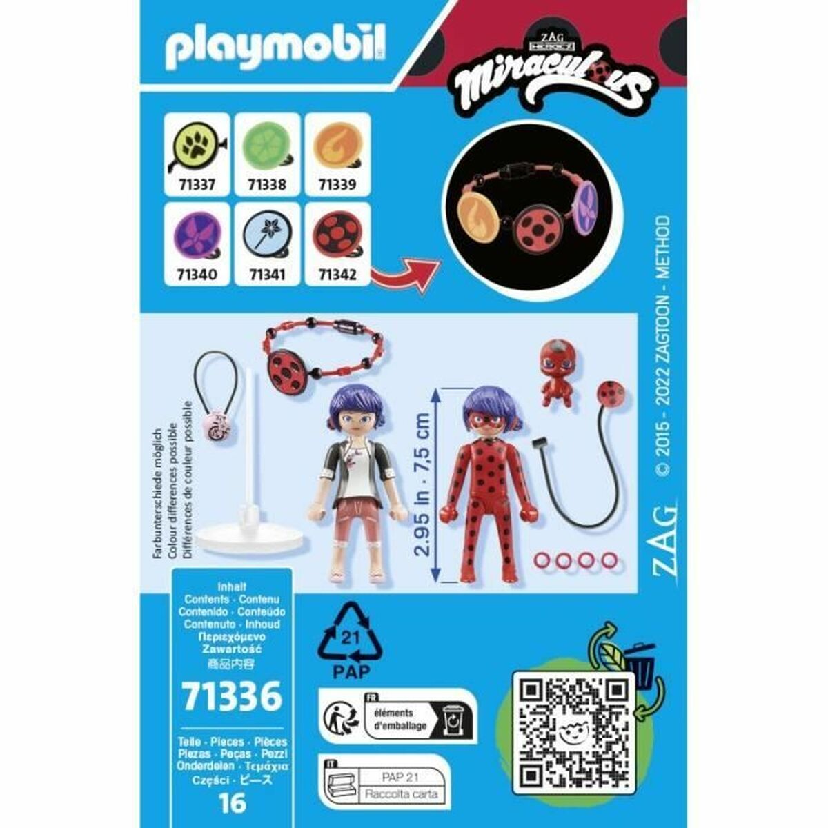 Playset Playmobil 71336 Miraculous: Marinette & Ladybug 16 Delar - 4