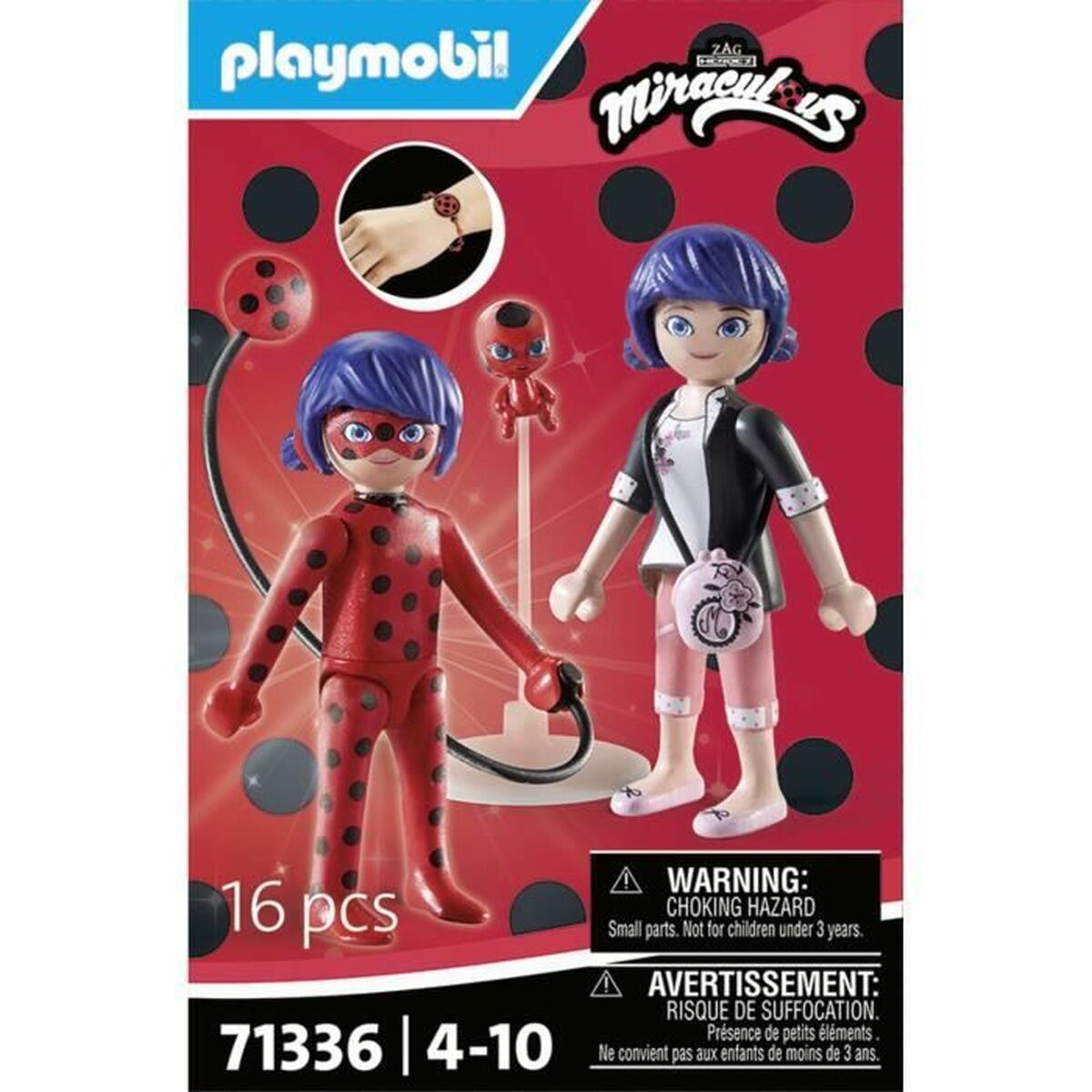 Playset Playmobil 71336 Miraculous: Marinette & Ladybug 16 Delar - 3