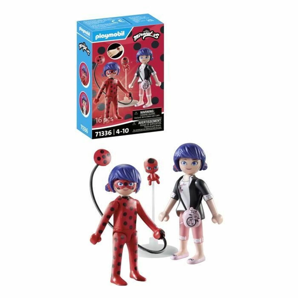 Playset Playmobil 71336 Miraculous: Marinette & Ladybug 16 Delar - 5