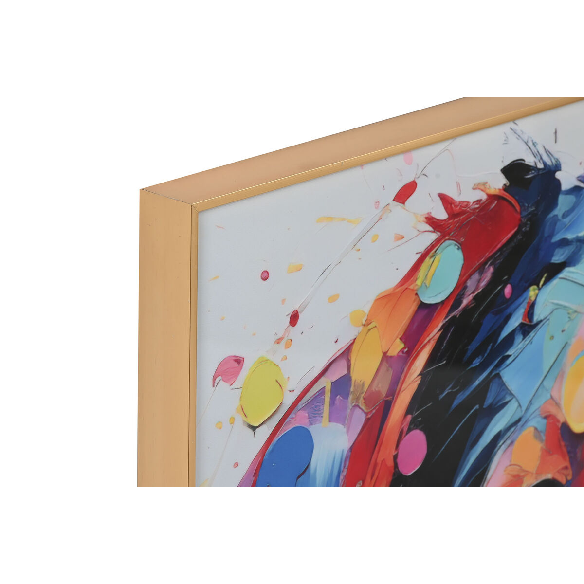 Tavla Home ESPRIT Modern Hund 80 x 3 x 80 cm (2 antal) - 2