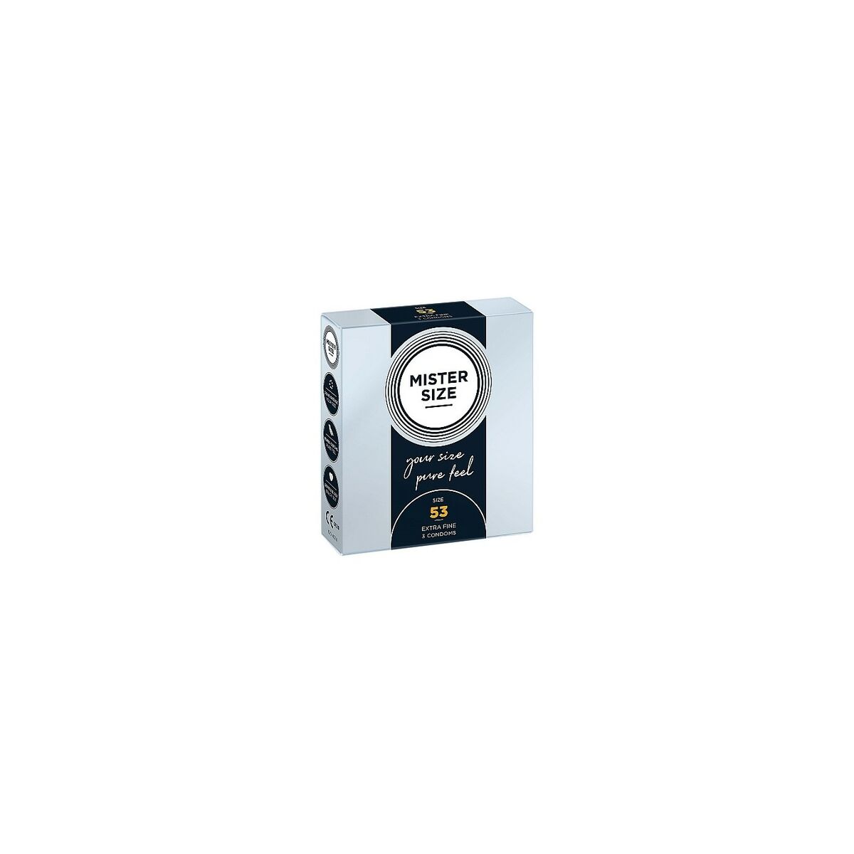 Kondomer Mister Size Pure Feel Extra Thin Extra fina