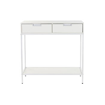 Konsol DKD Home Decor Metall MDF Vit (80 x 35 x 81 cm)