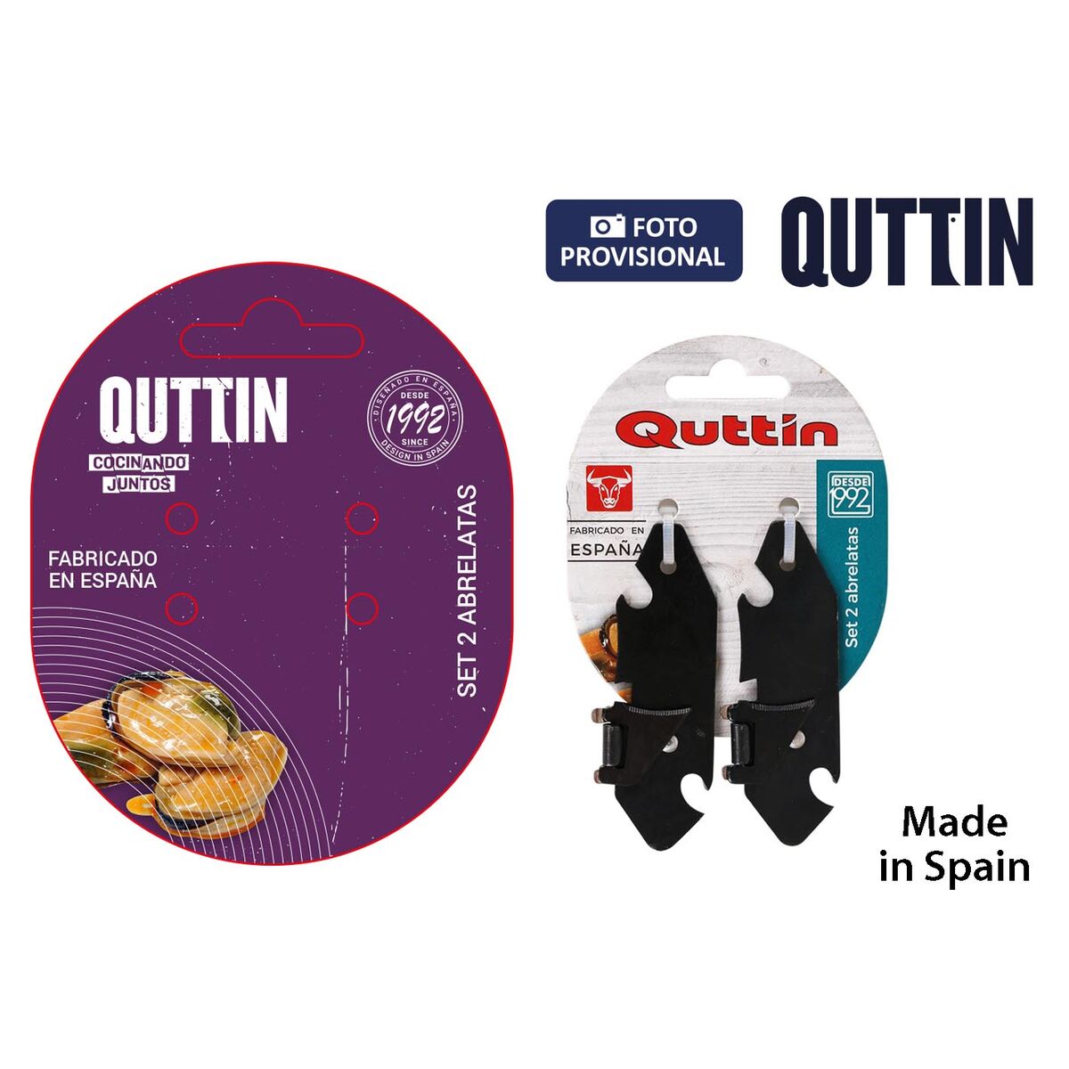 Konservöppnare Quttin Quttin 8 x 3 cm (2 antal) - 2
