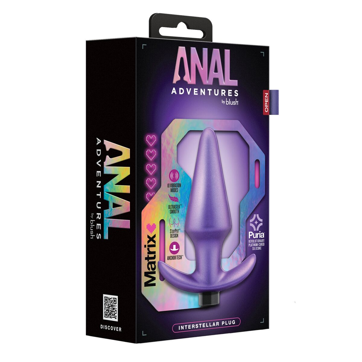 Analplugg Blush ADVENTURES MATRIX INTERSTELLAR Purpur - 5