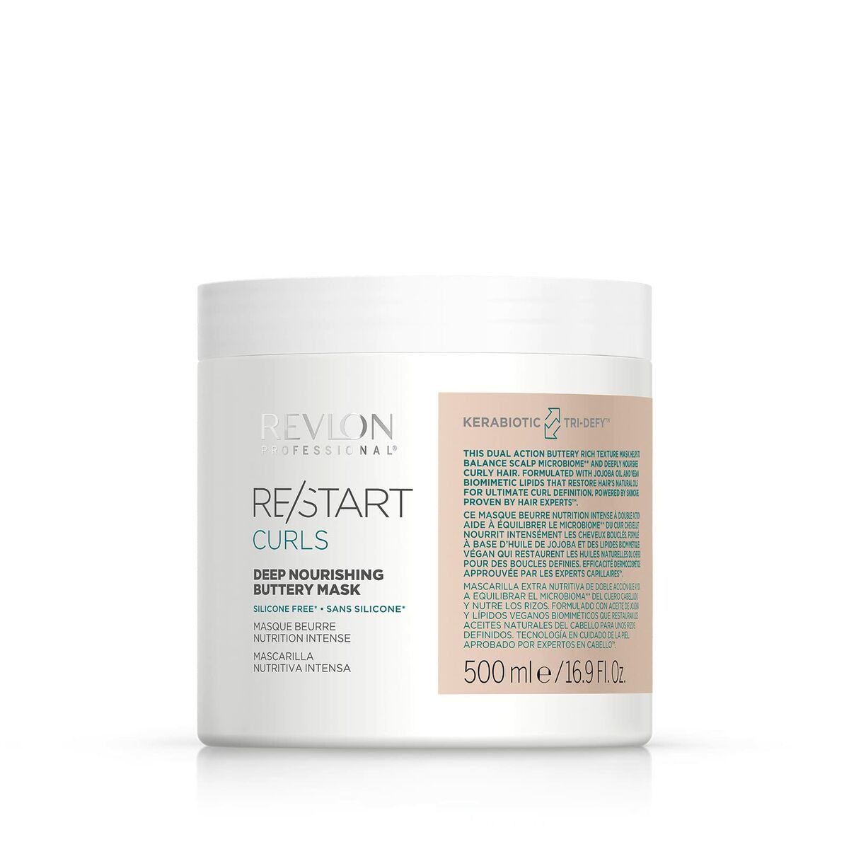 Vårdande hårinpackning Revlon Restart Curls 500 ml