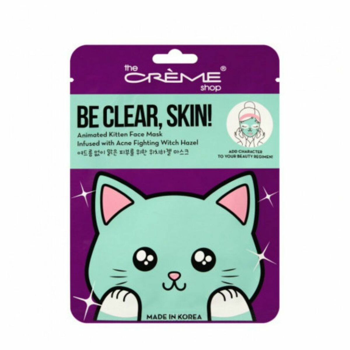 Ansiktsmask The Crème Shop Be Clear, Skin! Kitten (25 g) - 2