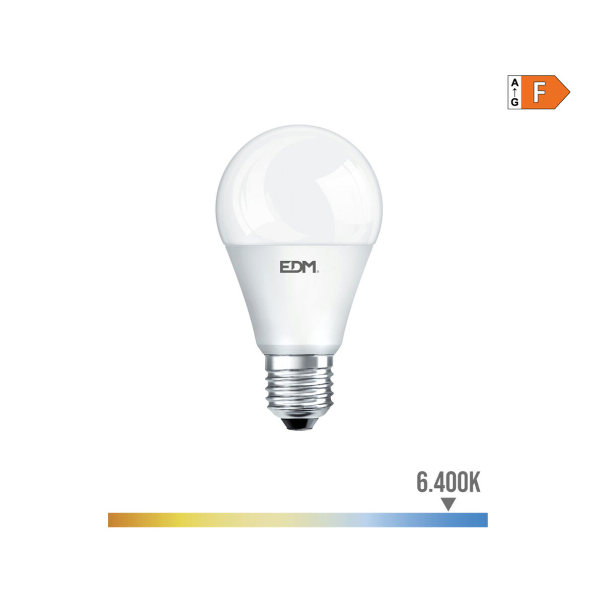 LED-lampa EDM 98940 F 60 W 10 W E27 810 Lm Ø 6 x 10,8 cm Justerbart (6400 K) - 6