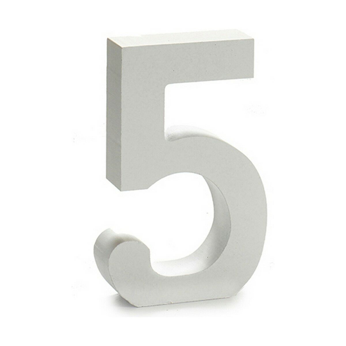Siffror Pincello 5 Vit 2 x 16 x 14,5 cm (24 antal) - 4