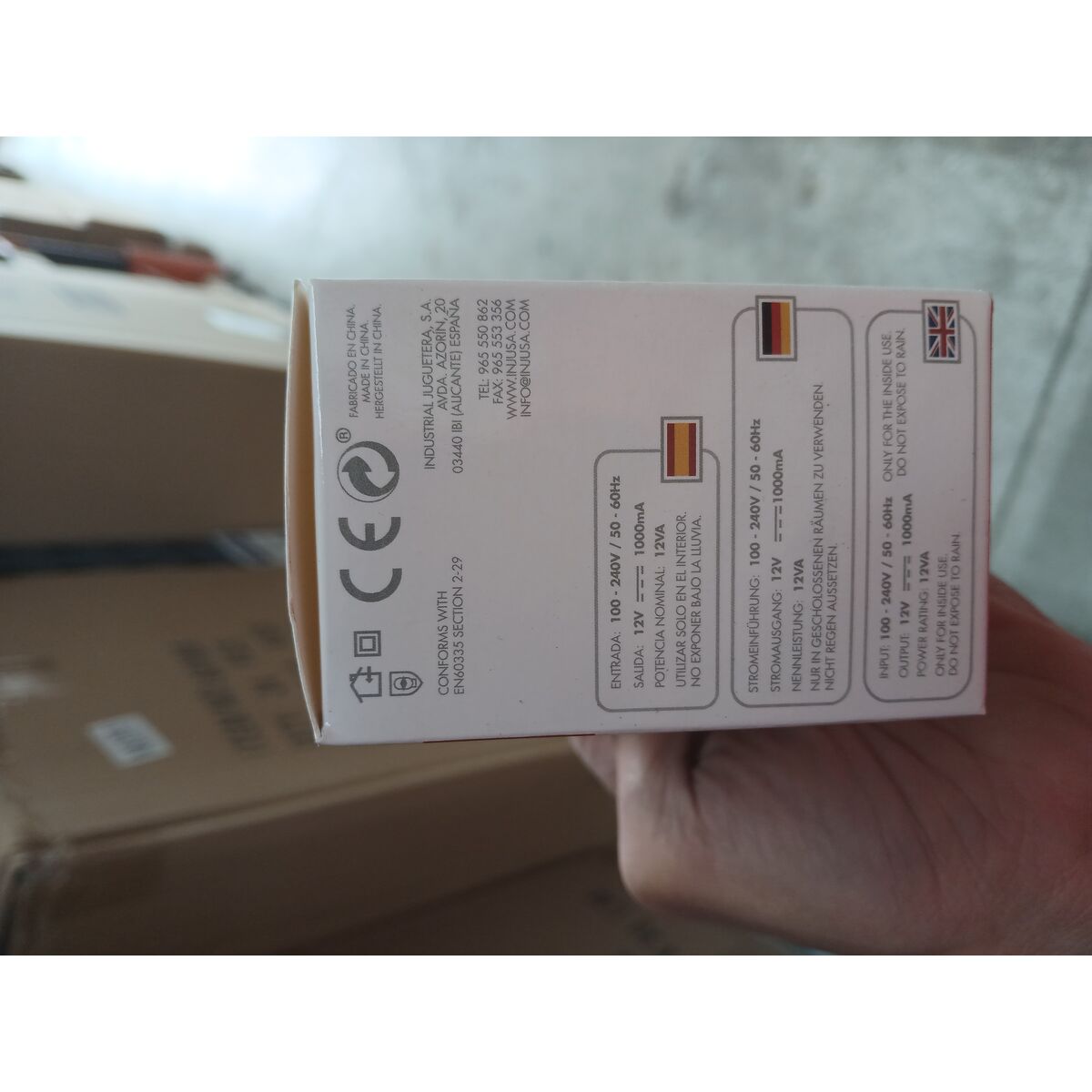 Batteriladdare Injusa 606 Ce E230 S12/0.8 C1 12 V - 5