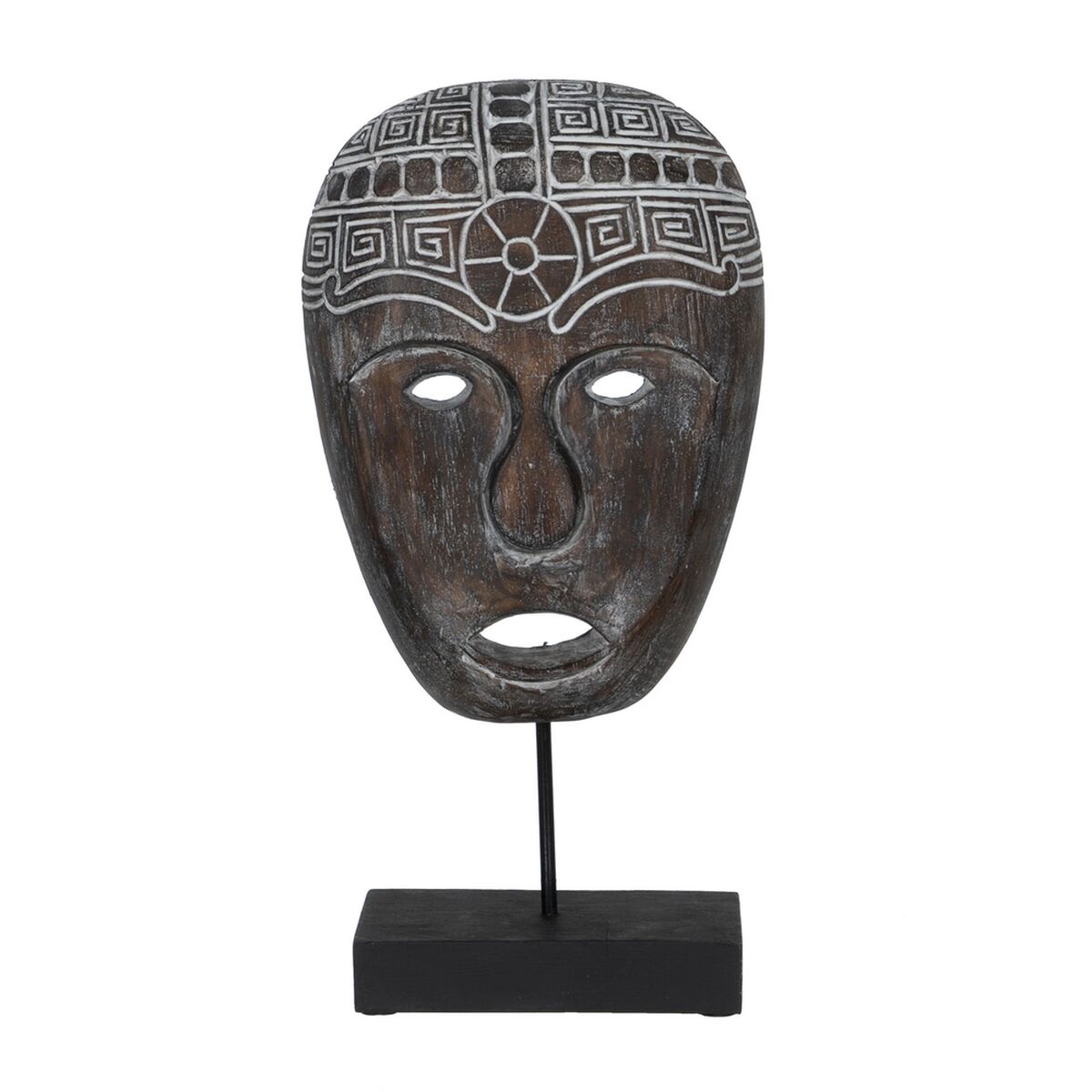 Prydnadsfigur Brun Mask 24 x 12 x 46 cm