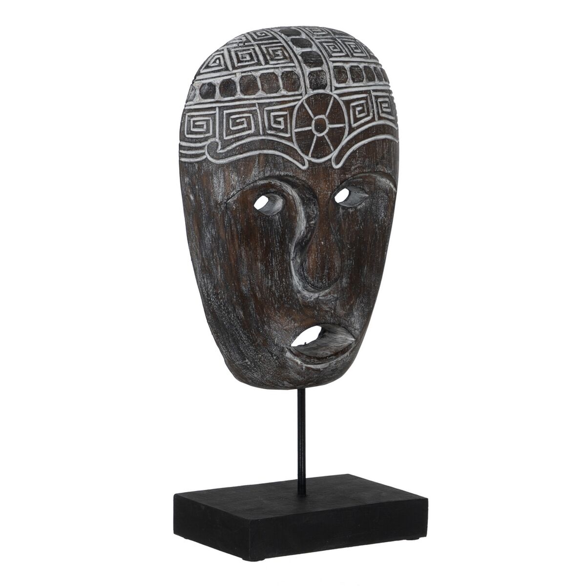 Prydnadsfigur Brun Mask 24 x 12 x 46 cm - 2