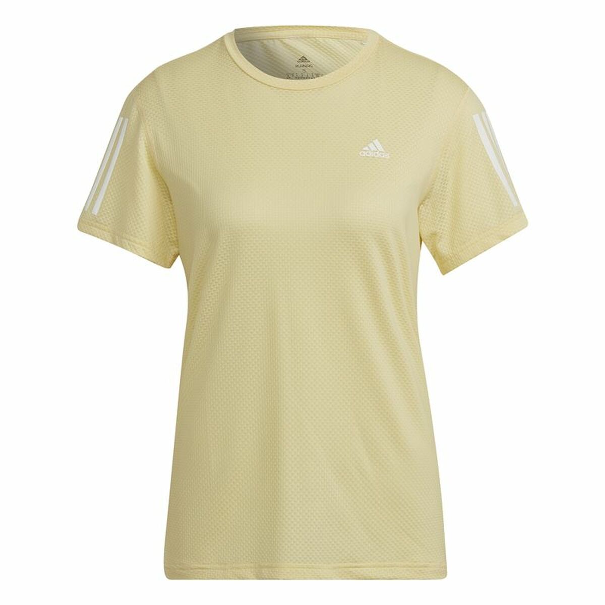 T-shirt med kortärm Dam Adidas Own Cooler Gul