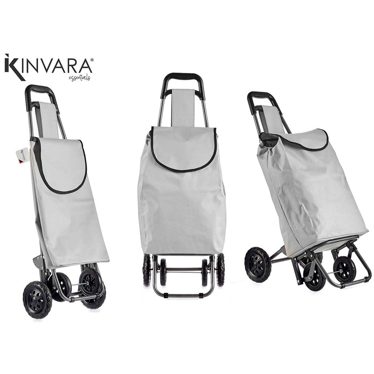 Kundvagn Kinvara Svart Grå 30 L 22 x 98 x 38 cm (6 antal) - 3