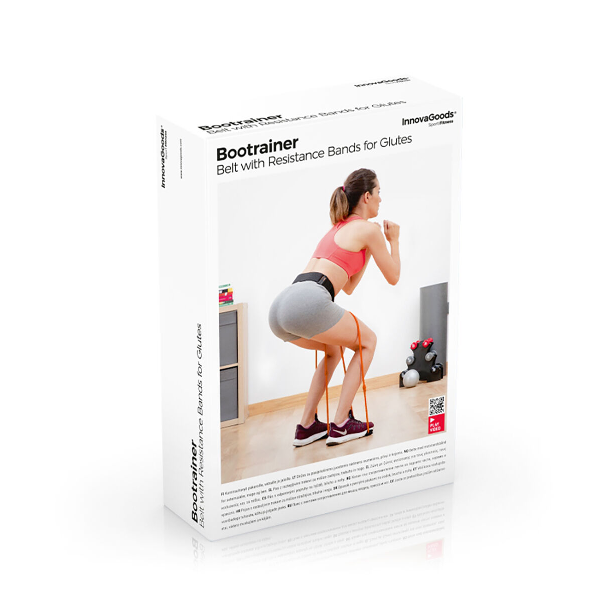 Bälte med motståndsband för rumpan och träningsguide Bootrainer InnovaGoods - 34