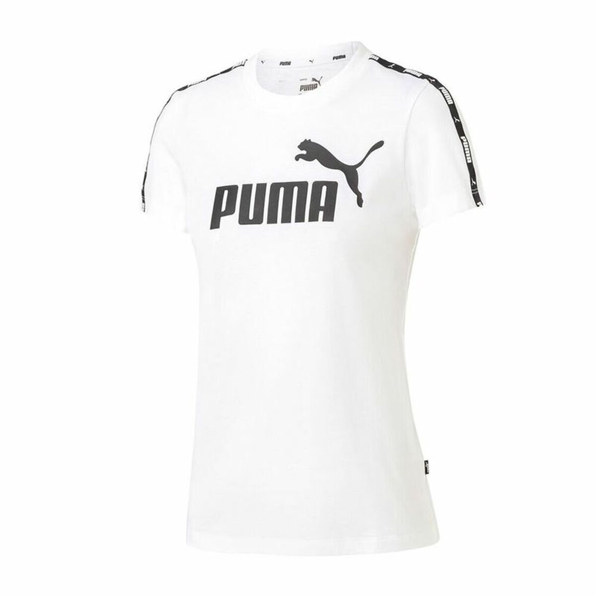 Sporttröja med ärmar Puma Power Tee W Vit - 3