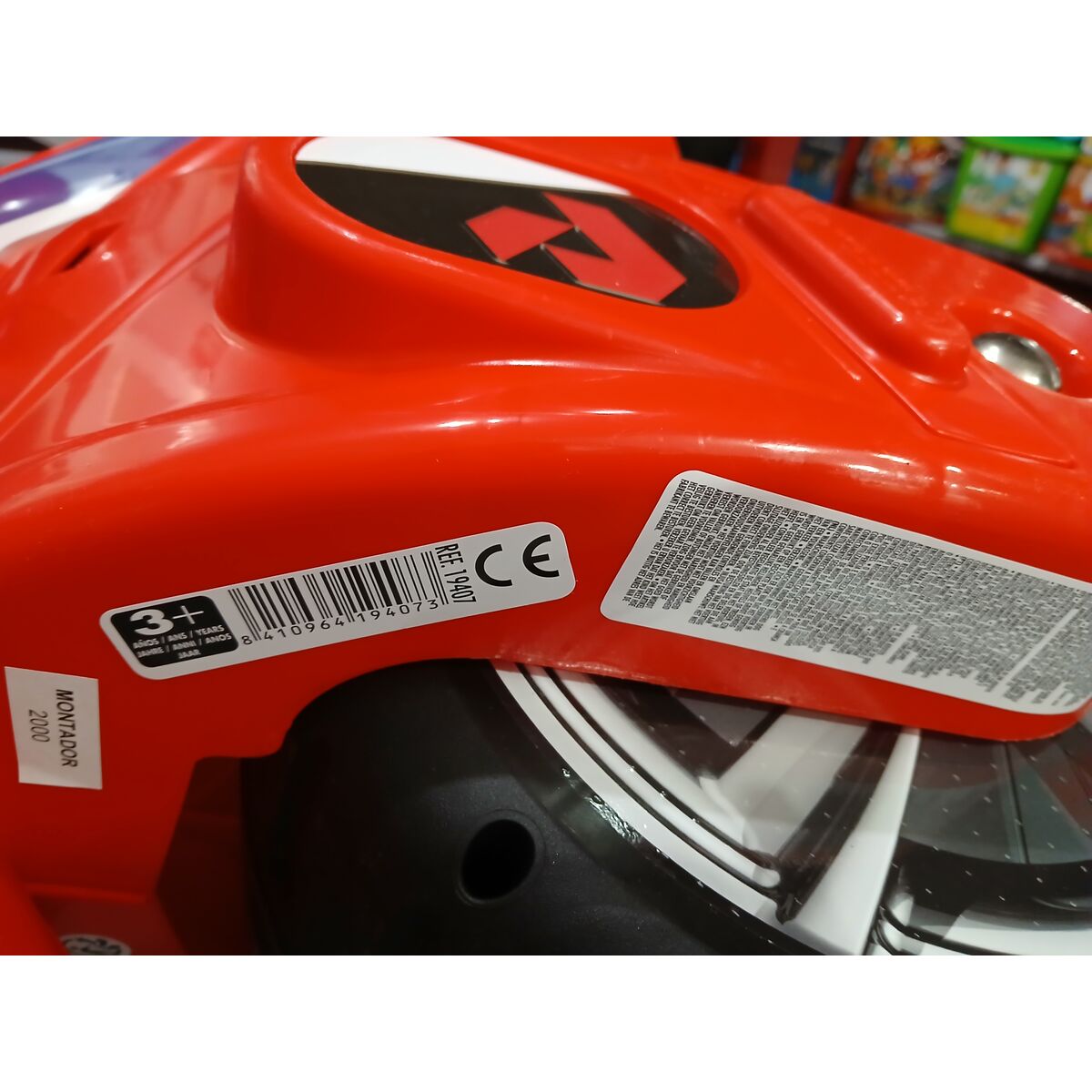 Foten i Golvet Motorcykel Injusa Winner Honda Röd 99 x 39 x 61 cm - 4