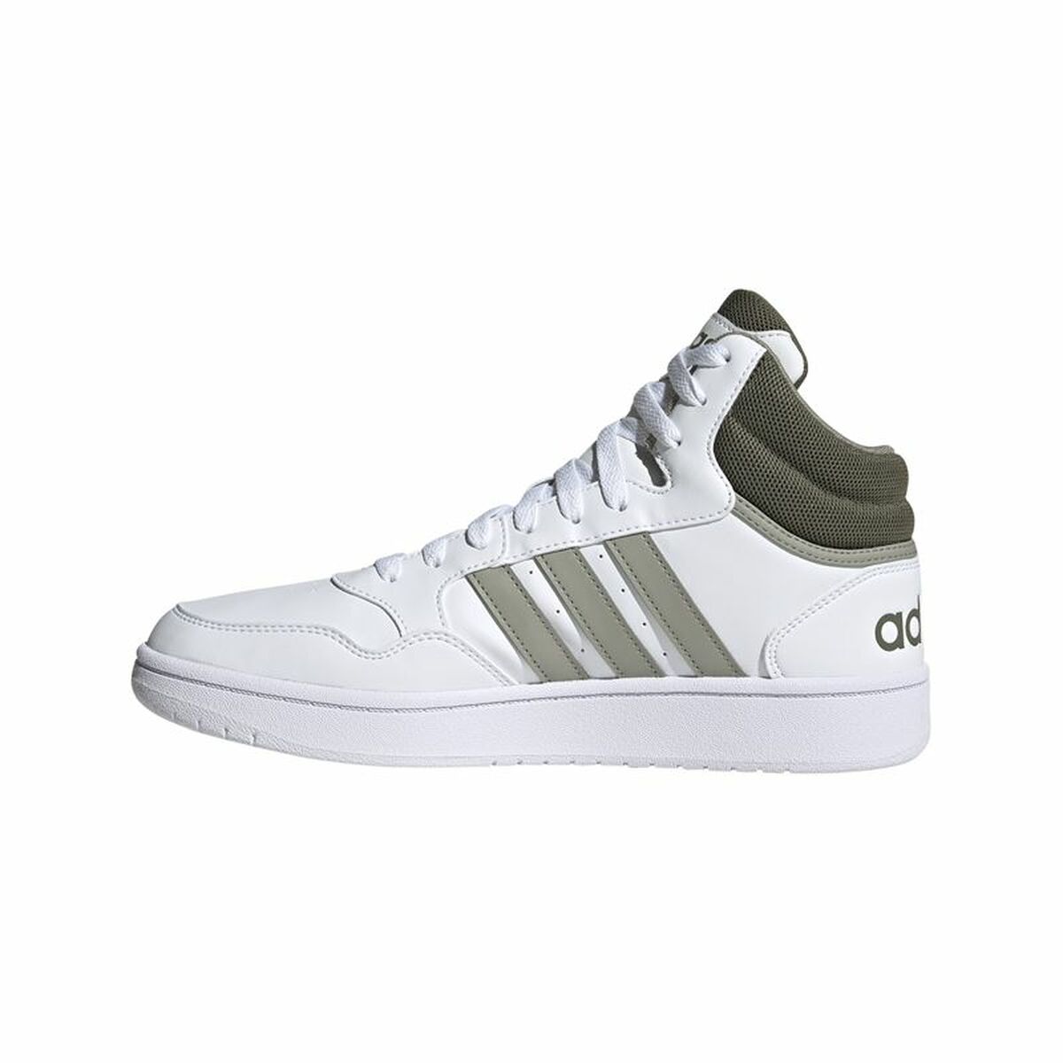 Basketskor, Vuxen Adidas Hoops 3.0 Mid Vit - 2