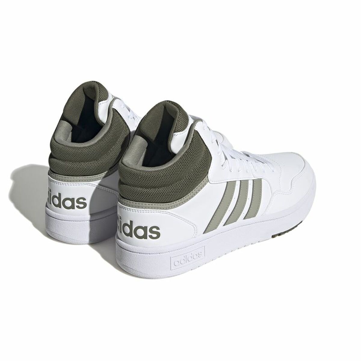 Basketskor, Vuxen Adidas Hoops 3.0 Mid Vit - 6