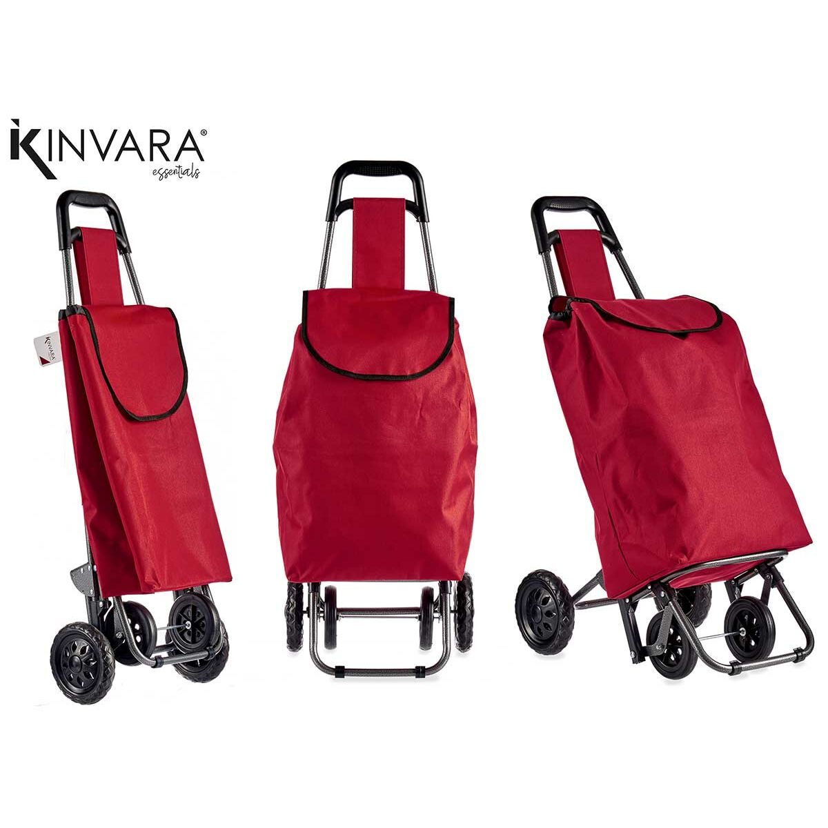 Kundvagn Kinvara Svart Röd 22 x 98 x 38 cm (6 antal) - 3
