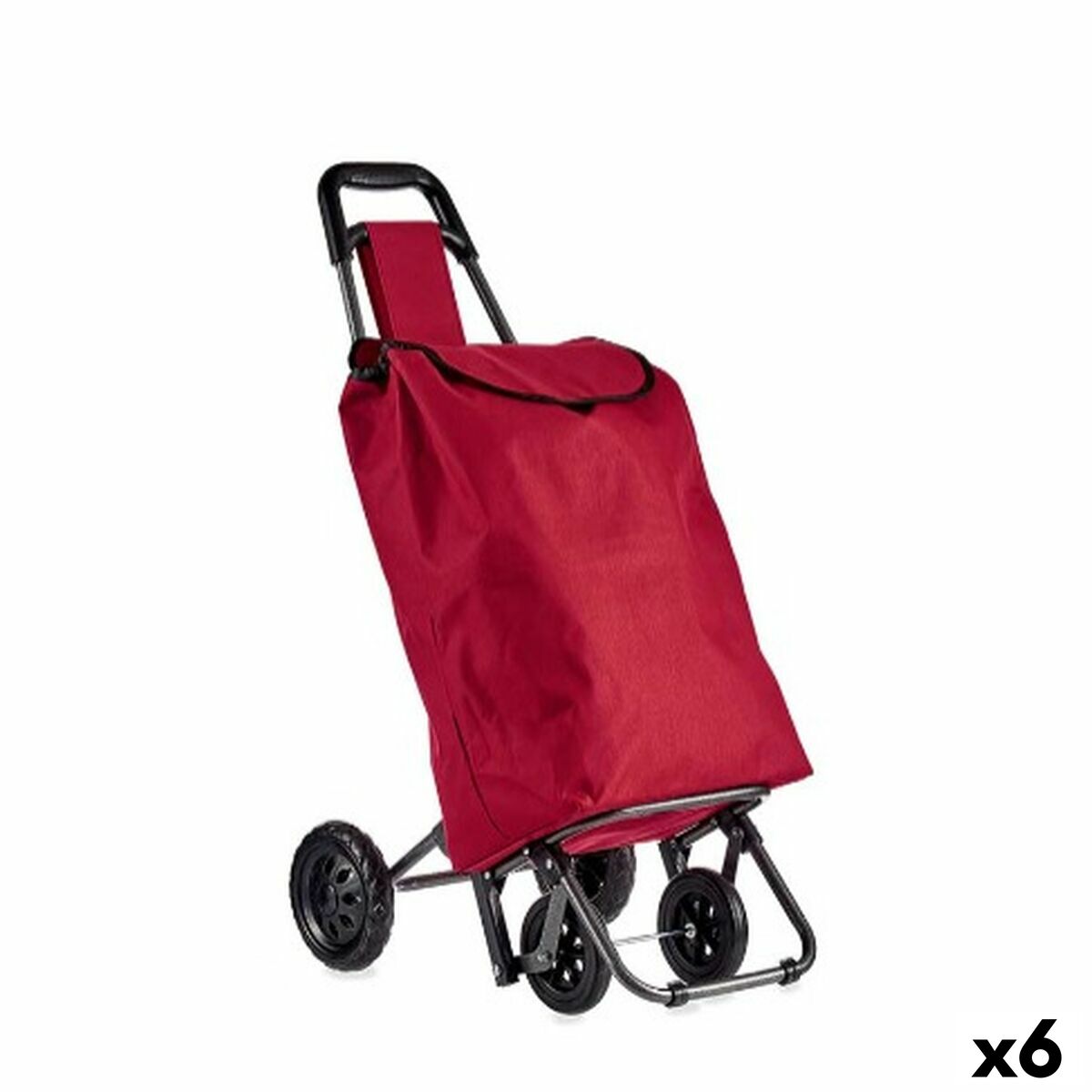 Kundvagn Kinvara Svart Röd 22 x 98 x 38 cm (6 antal)