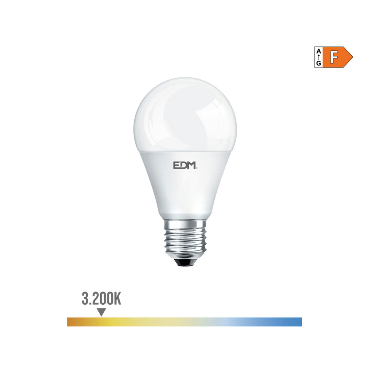 LED-lampa EDM 98941 F 60 W 10 W E27 810 Lm Ø 6 x 10,8 cm Justerbart (3200 K) - 6