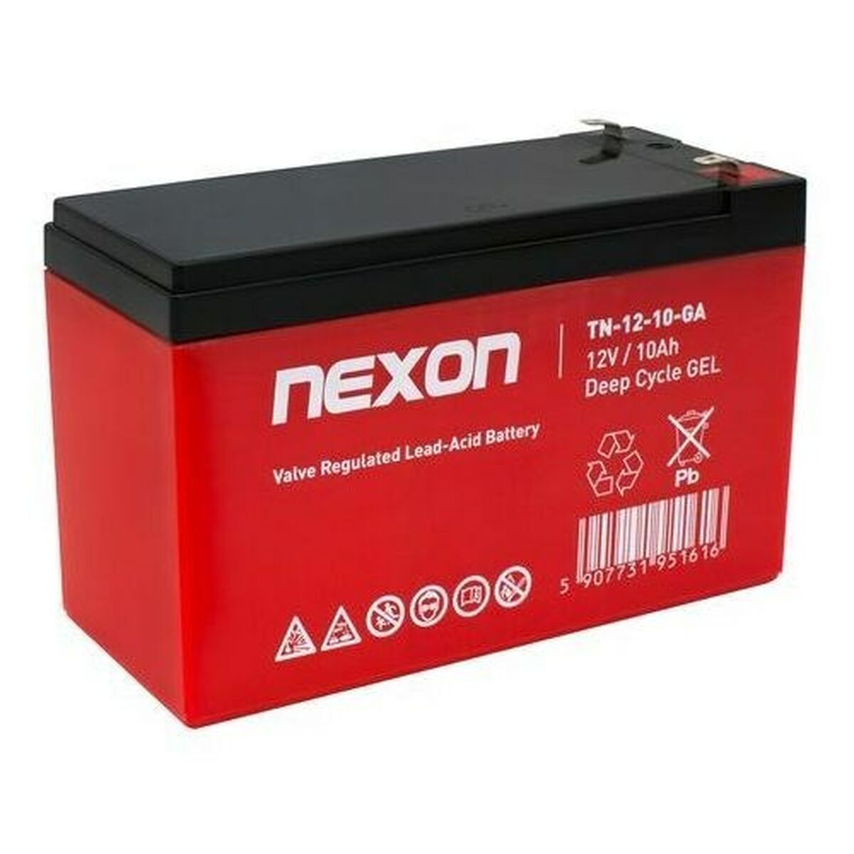 Batteri till System för Avbrottsfri Strömförsörjning UPS Nexon NXO 10 Ah 12 V