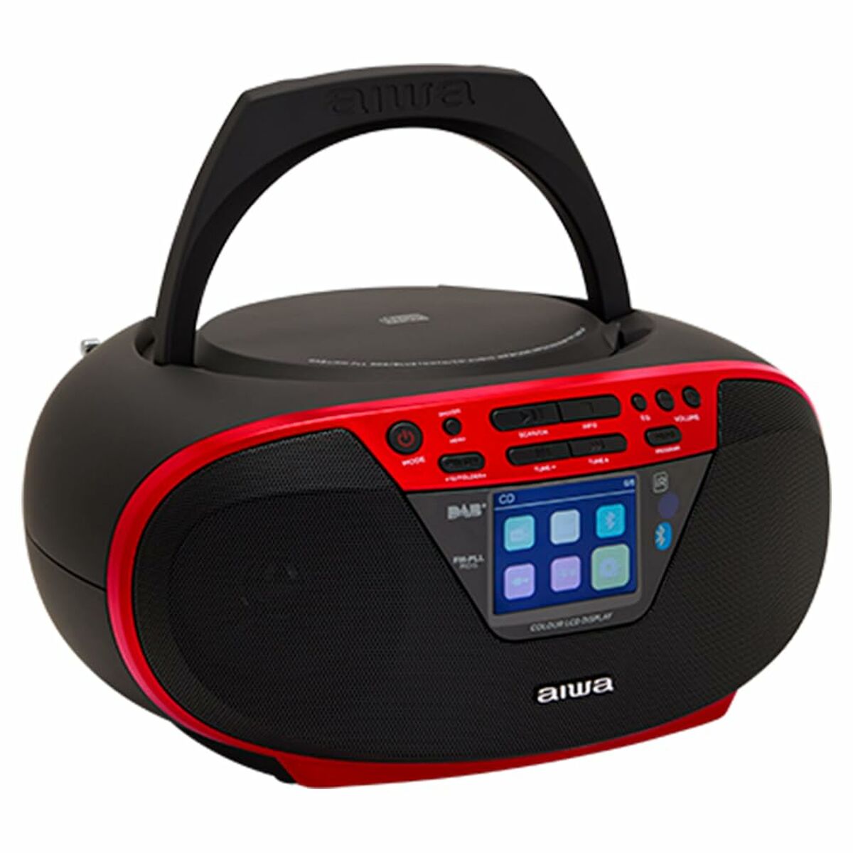 CD-Radio MP3 Aiwa BBTU500DAB/RD Röd FM - 2