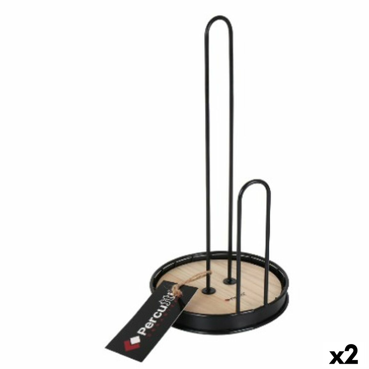 Hushållspappershållare Percutti (2 antal)