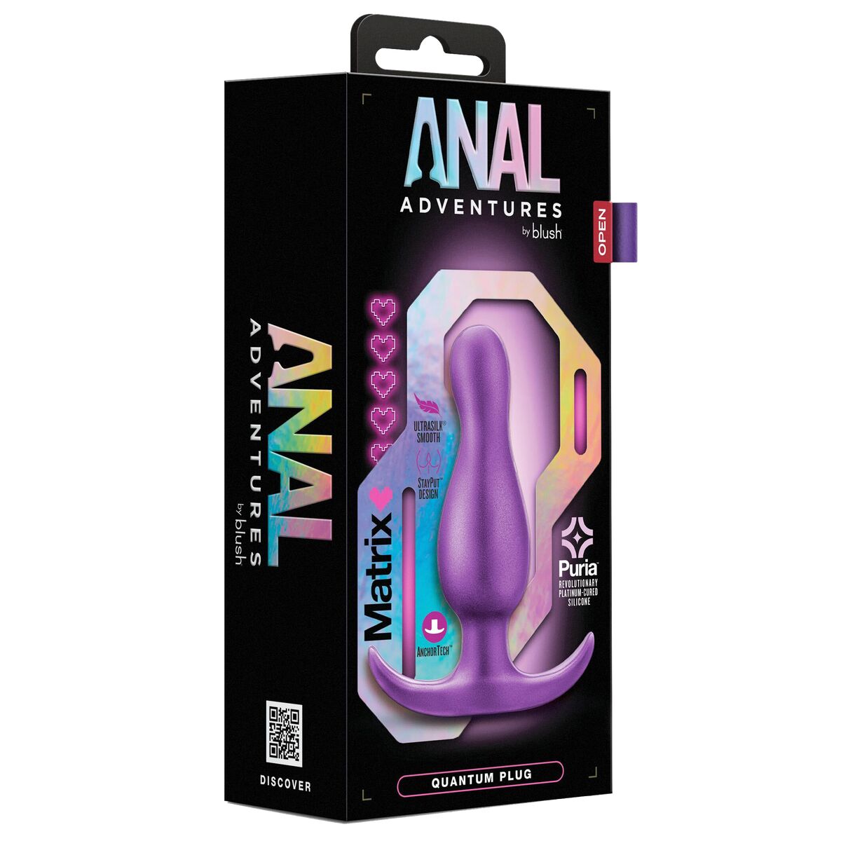 Analplugg Blush Adventures Purpur (8,9 cm) (7,6 cm) - 8