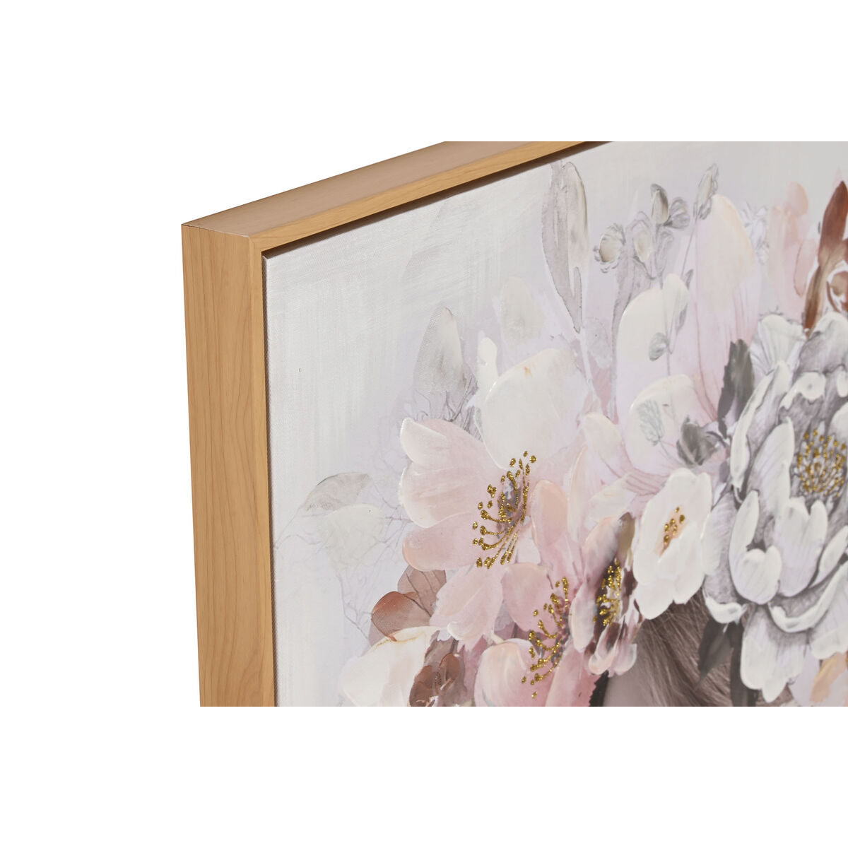 Tavla Home ESPRIT Virágok Modern 70 x 3,5 x 100 cm (2 antal) - 2