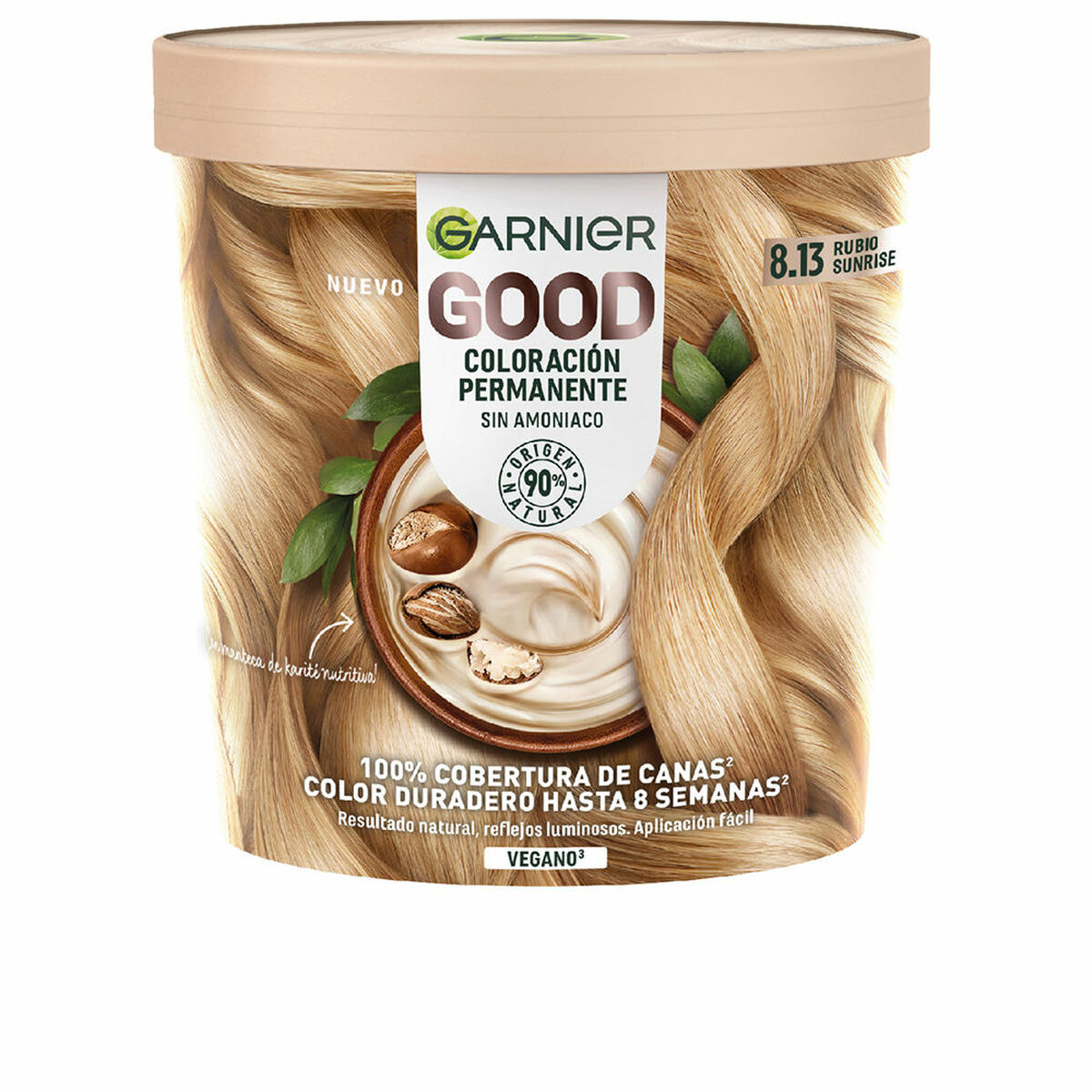 Permanent hårfäg Garnier GOOD 217 ml Blont Nº 8.13