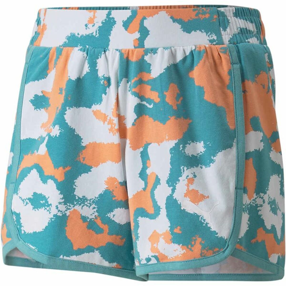 Sportshorts för barn Puma Alpha AOP Vit Blå Grön - 13