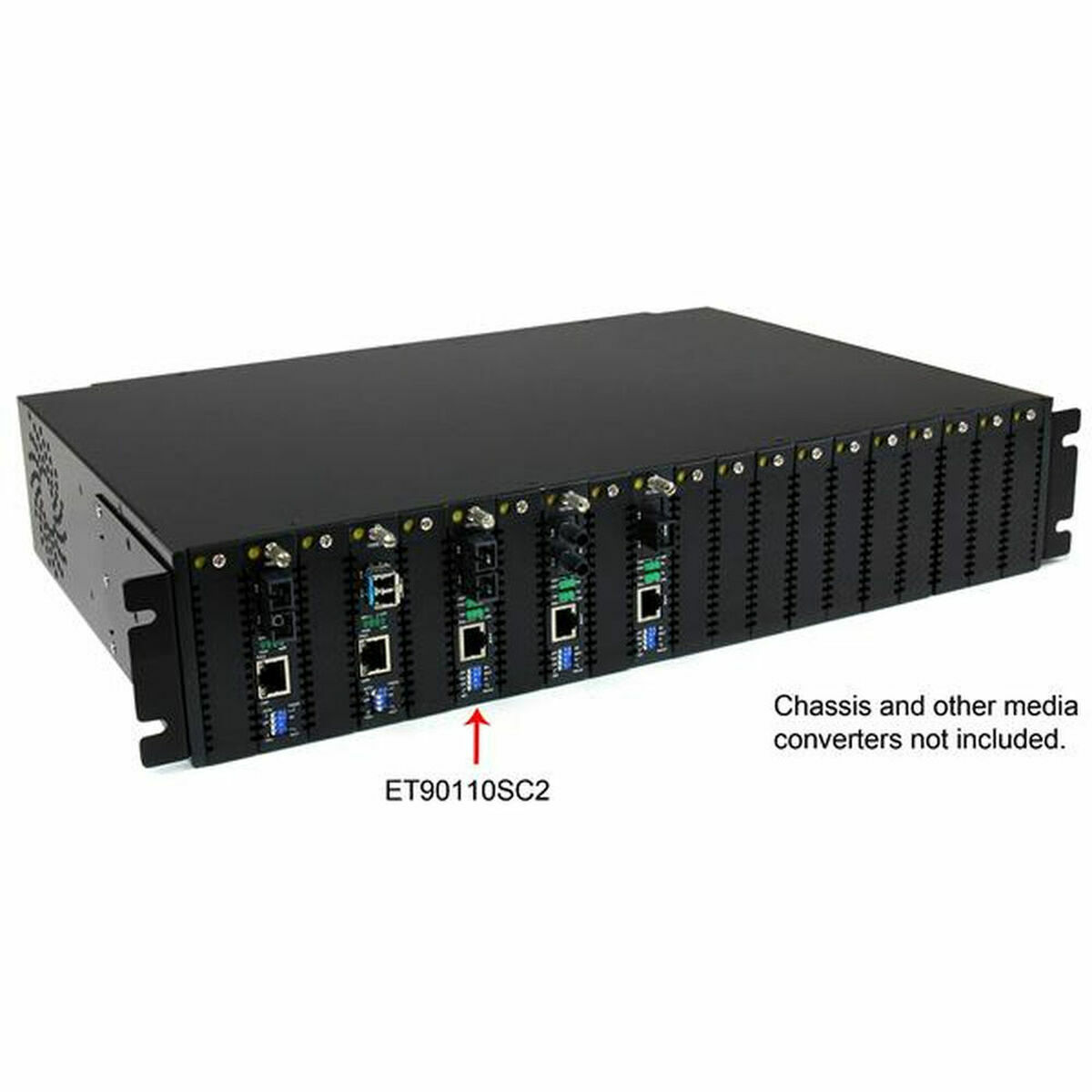 Multimode Mediakonverterare Startech ET90110SC2 Svart - 4