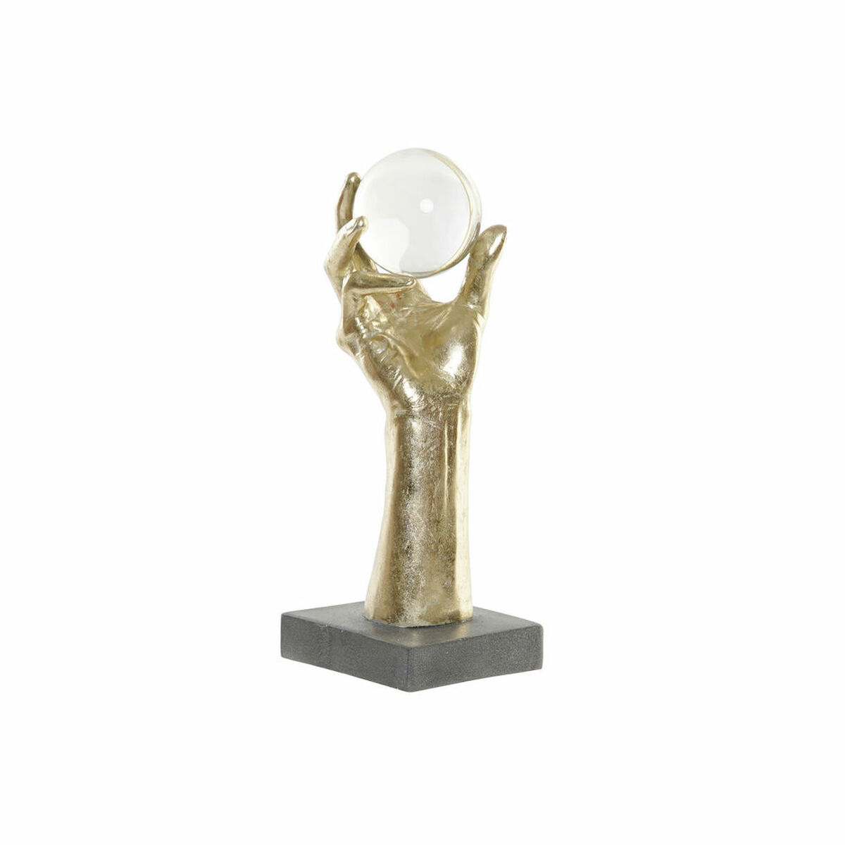 Prydnadsfigur DKD Home Decor Svart Gyllene Hand 13,5 x 13,5 x 36 cm - 7