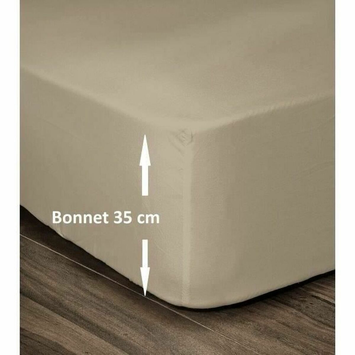 Underlakan Lovely Home Beige 160 x 200 cm - 3