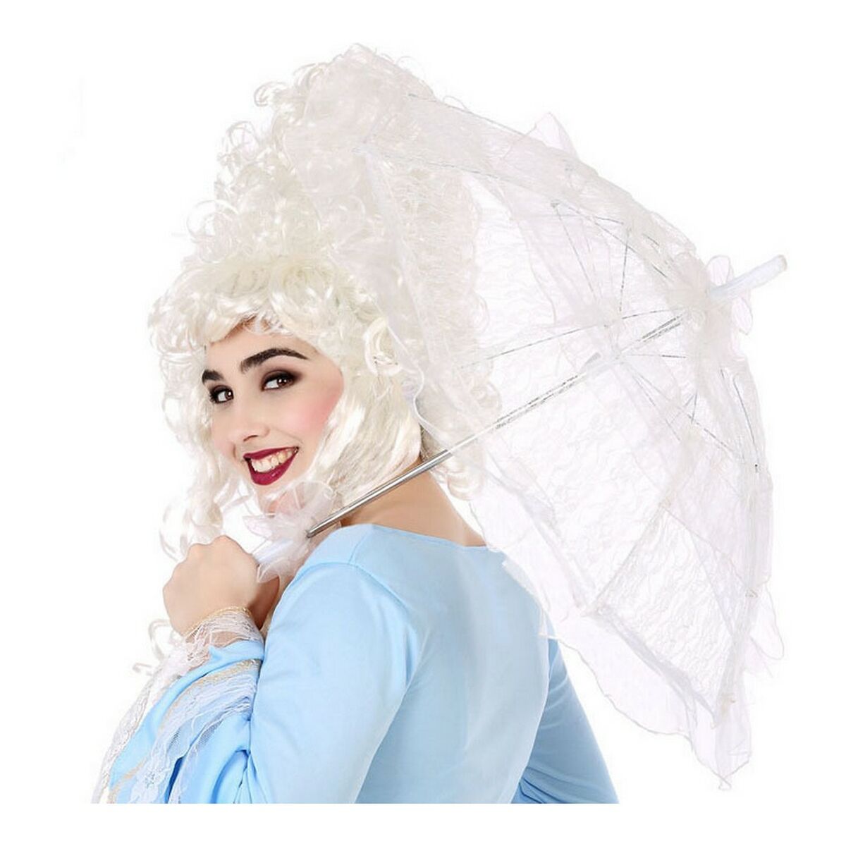 Paraply 57619 Vit 58 cm (58 cm) - 4