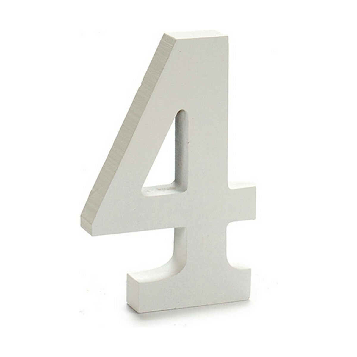 Siffror Pincello 4 Vit 1,8 x 21 x 17 cm (12 antal) - 2