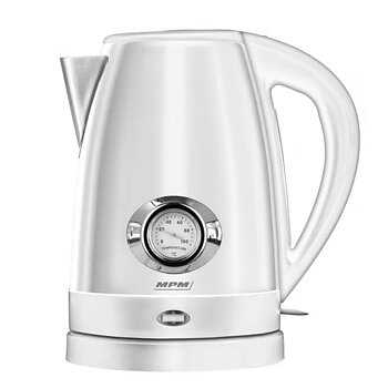 Vattenkokare Mpm MCZ-108 Vit Rostfritt stål 1500 W 1,7 L